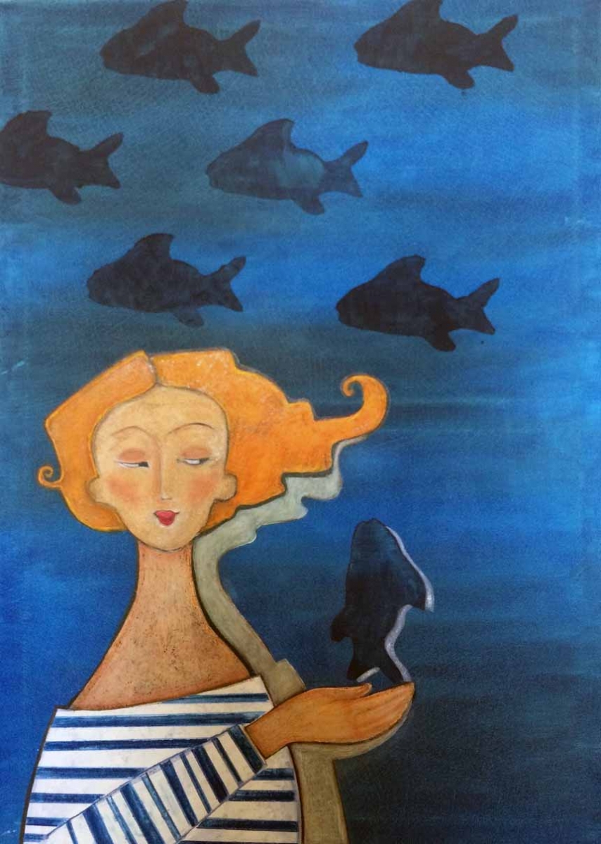 la donna e il pesce